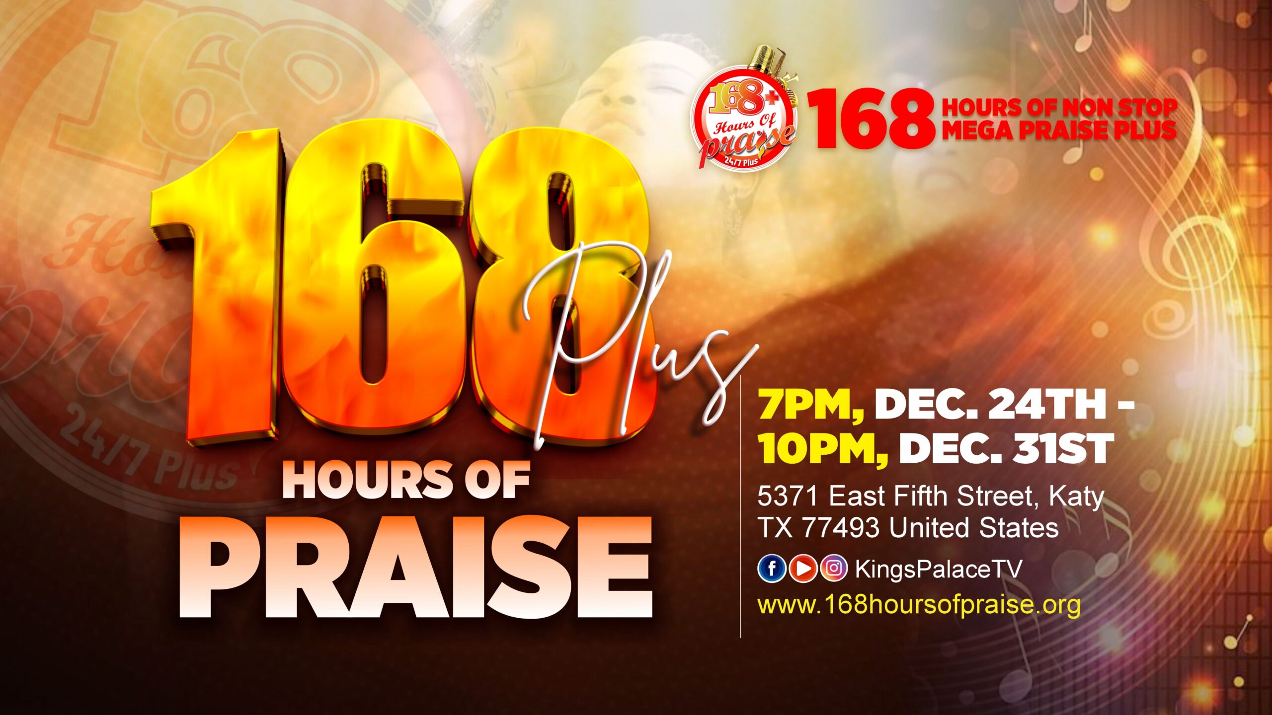168 Hours Of Praise